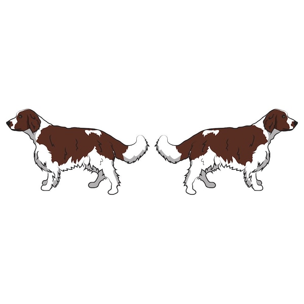 Welsh Springer Spaniel Dog Decal, Dog Lover Decor Vinyl Sticker